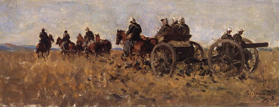 Nicolae Grigorescu The Artillerymen